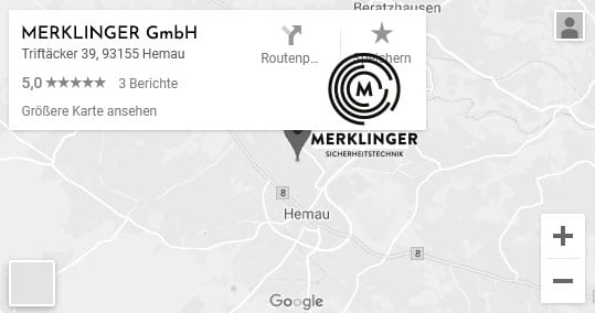 MERKLINGER Maps Standort
